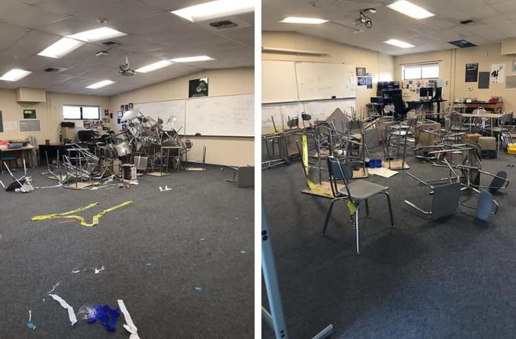 OHS 'senior prank' leaves classrooms trashed, snake dead, staff upset