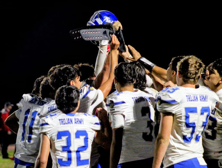 Trojan sports roundup: Varsity football takes belt in Westside Rumble, JV streak hits 36 with comeback win