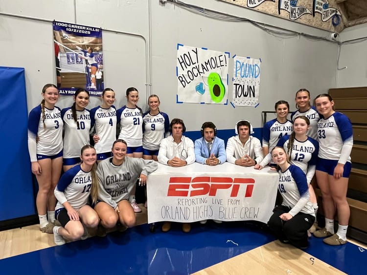 Orland varsity volleyball sweeps Gridley to reach the section championship match