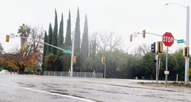 Highway 32 and County Road P stoplight update