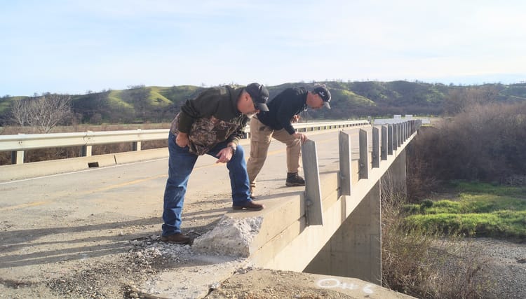 After months-long closure, temporary bridge planned for Newville Road near Black Butte Lake