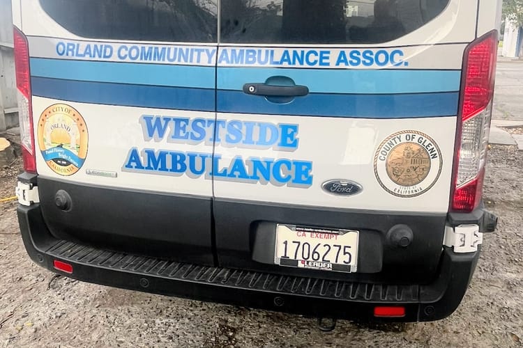 Glenn County defends record on ambulance funding as Orland presses for regional cost-sharing