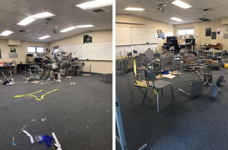 OHS 'senior prank' leaves classrooms trashed, snake dead, staff upset