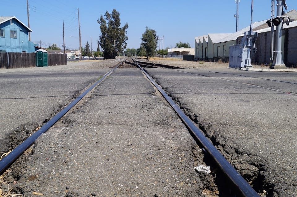Hey Steve! Who’s responsible for fixing Orland’s rough railroad crossings?