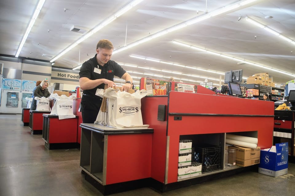 California's plastic checkout bag ban starts Jan. 1